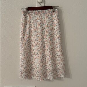 SHEIN White Midi Skirt